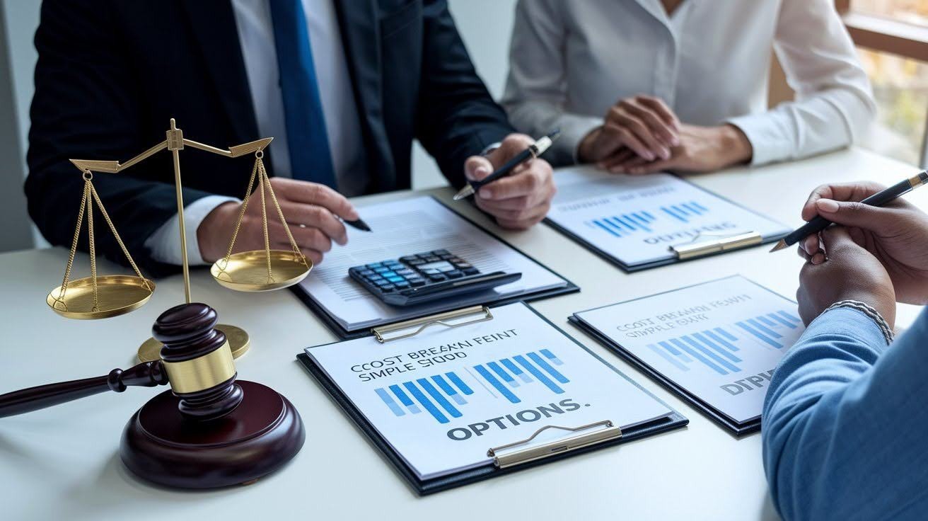Cost Breakdown for Different Simple Divorce Options