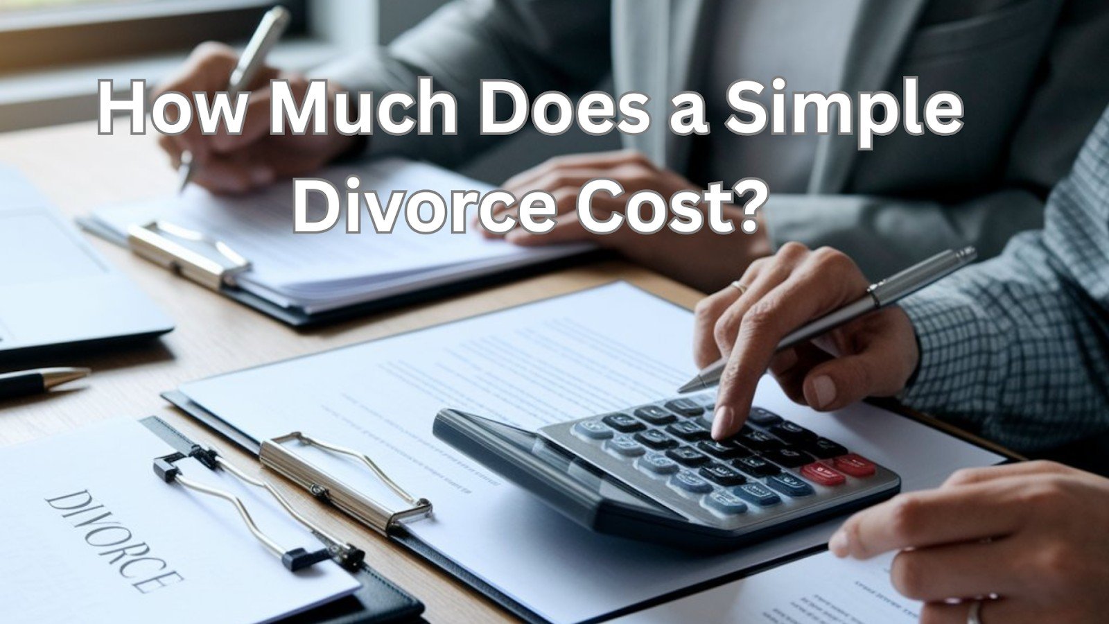 How Much Does a Simple Divorce Cost
