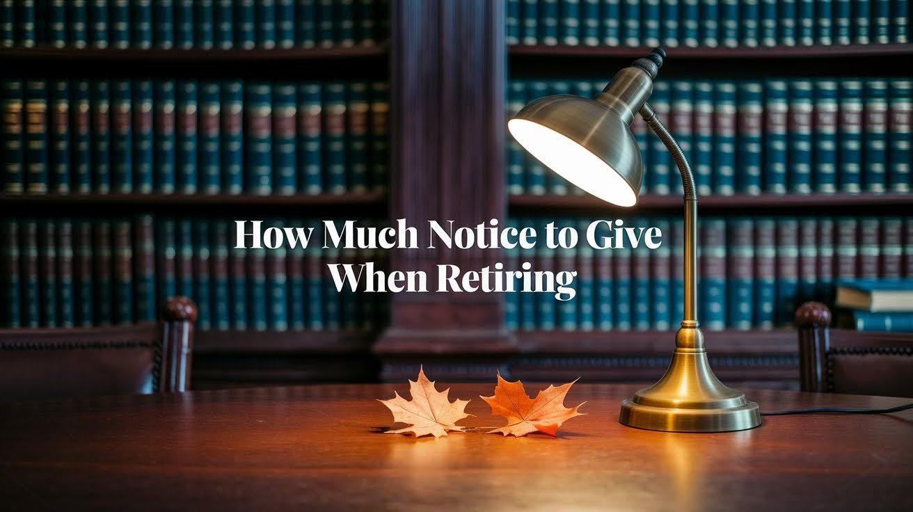 How Much Notice to Give When Retiring