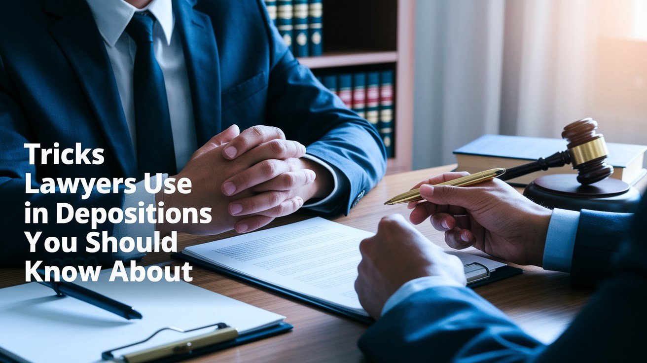 Tricks Lawyers Use in Depositions You Should Know About